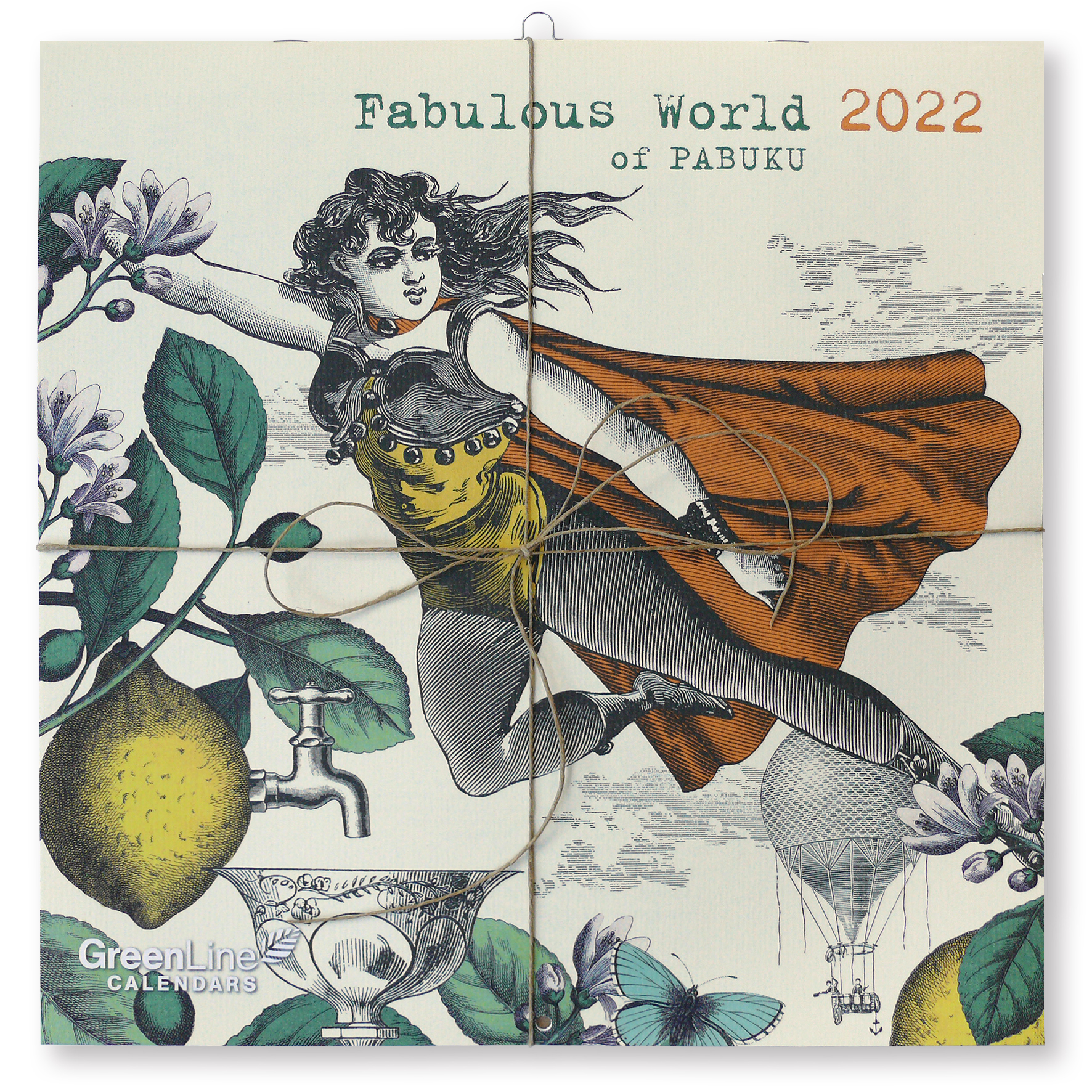 Large Calendar 2022 Wall Calendar Fabulous World 2022 / Large - Pabuku