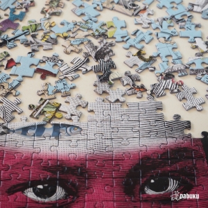 PABUKU jigsaw puzzle face detail