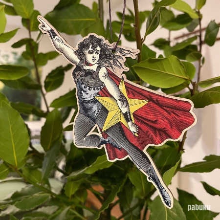 PABUKU superwoman ornament