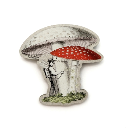 PABUKU fridge magnet mushroom