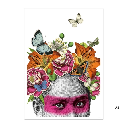 PABUKU A3 poster Flowerhead