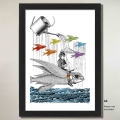 PABUKU A4 poster Rainbow Fish